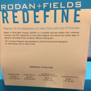 Rodan And Fields redefine regimen